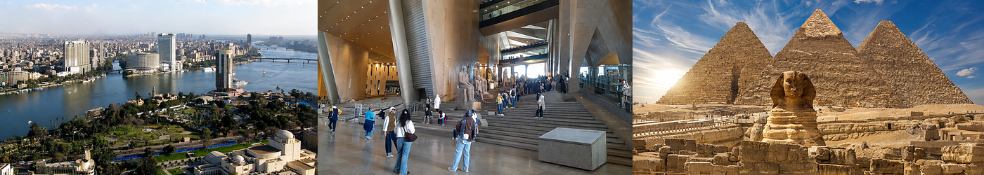 Kairo, Grand Egyptian Museum och pyramiderna i Giza