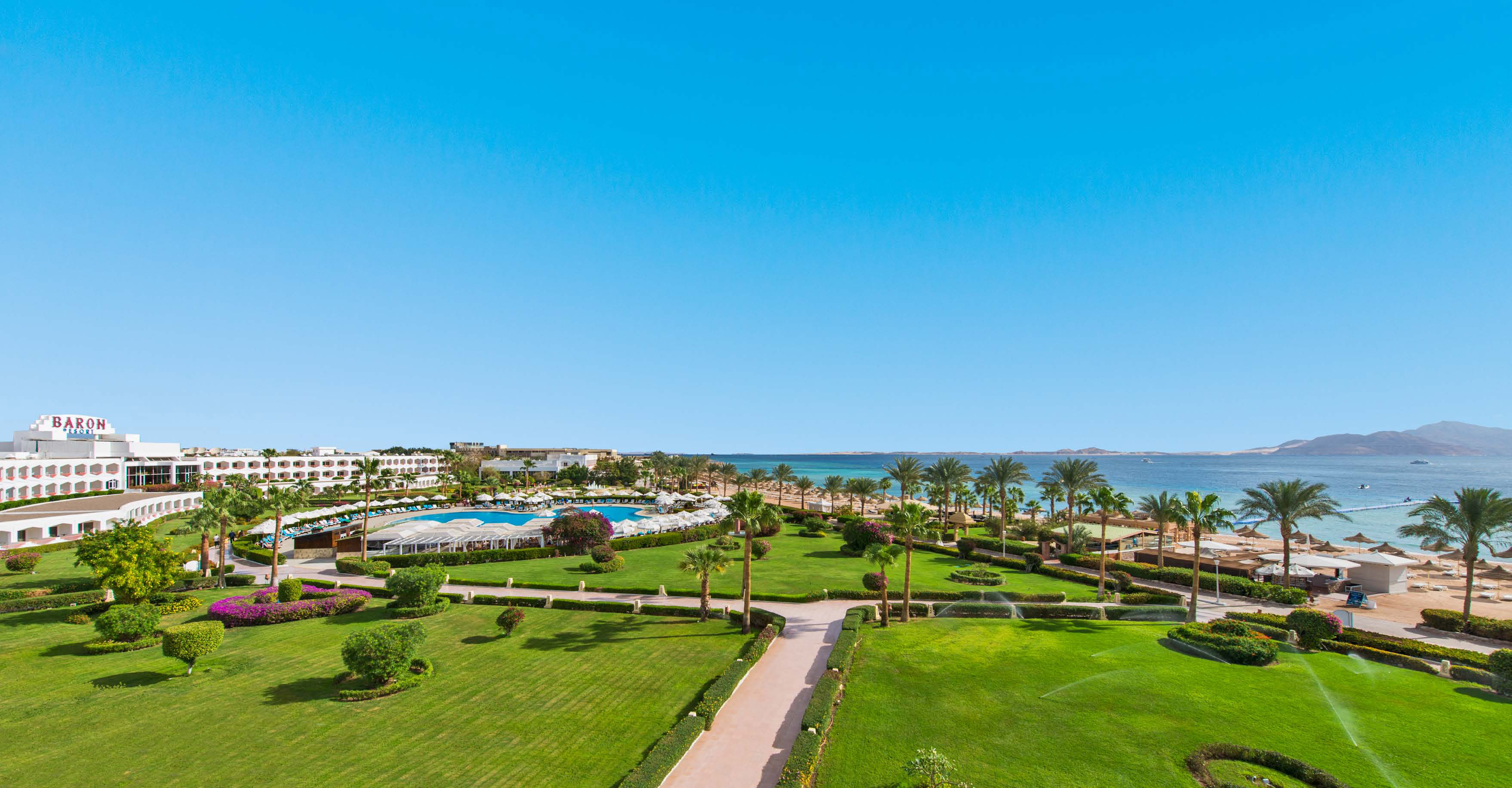 Stort poolområde på resort i Sharm el Sheikh