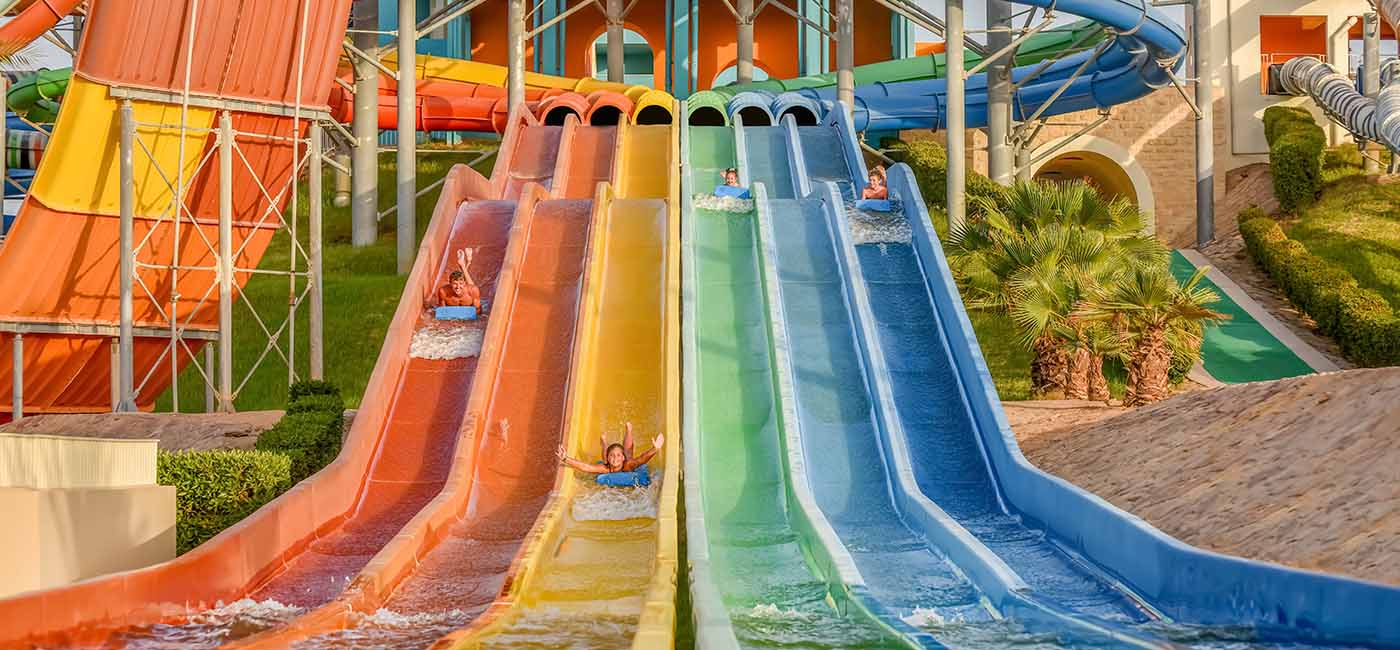 Rutsjebane på resort i Sharm el Sheikh, Egypten